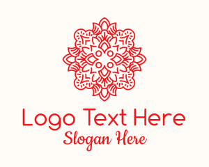 Event Styling - Floral Leaf Bouquet logo design