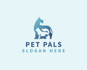 Pet Cat Dog logo design