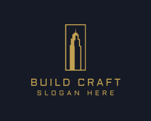 Real Estate Building Skyscraper logo design