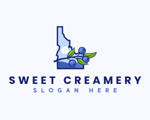 Sweet Idaho Huckleberry logo design