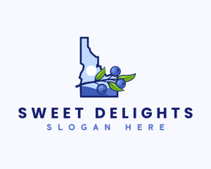 Sweet Idaho Huckleberry logo design