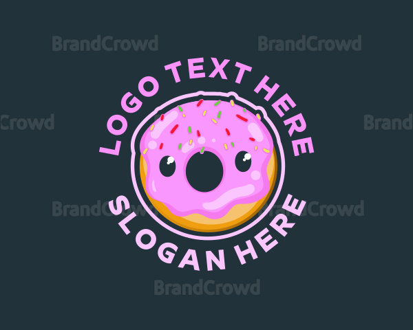 Donut Dessert Pastry Logo