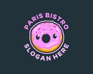 Donut Dessert Pastry logo design