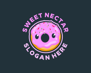 Donut Dessert Pastry logo design