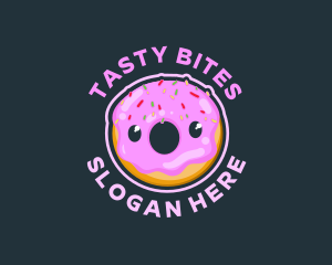 Delicious - Donut Dessert Pastry logo design