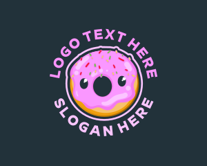 Donut Dessert Pastry Logo