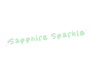 Cute Feminine Sparkle logo design