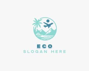 Island Travel Tourism  Logo