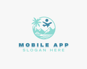 Island Travel Tourism  Logo