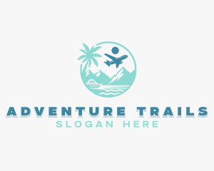 Island Travel Tourism  logo design