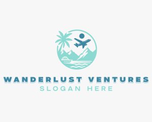 Island Travel Tourism  logo design