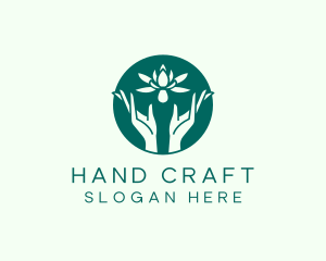 Hand - Lotus Hands Wellness logo design