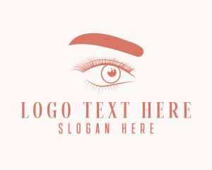 Beauty Vlogger - Eyelash & Eyebrow Salon logo design