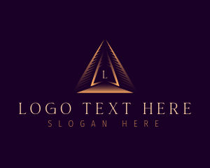 Artchitecture - Pyramid Triangle Business logo design