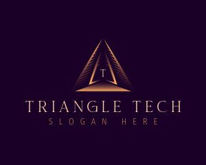 Triangle - Pyramid Triangle Business logo design