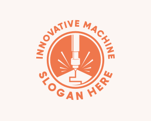 Machine - Laser Machine Ironwork logo design