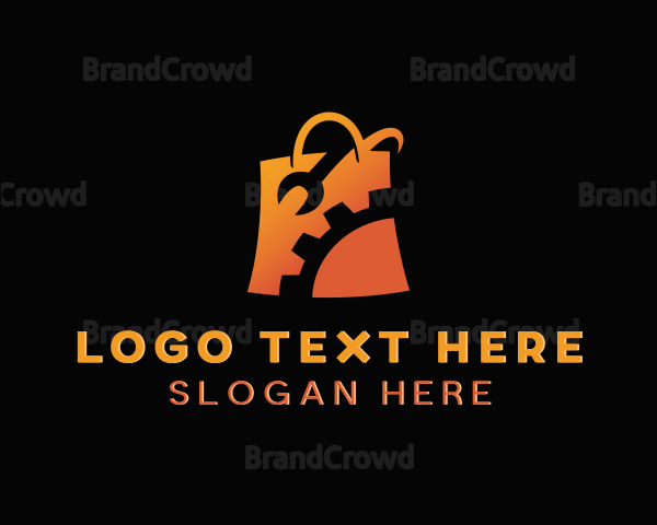 Cog Wrench Shopping Bag Logo