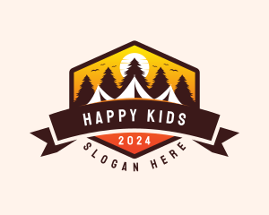 Travel Camping  Tent logo design