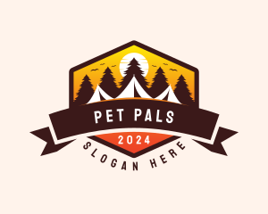 Travel Camping  Tent logo design