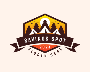 Travel Camping  Tent logo design