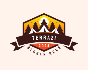 Travel Camping  Tent logo design