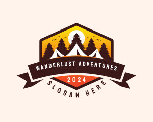 Travel - Travel Camping  Tent logo design