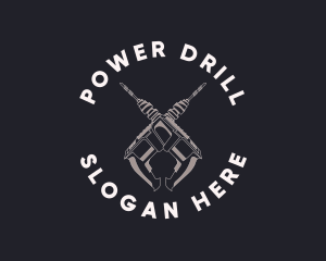 Drill Tool Hardware logo design