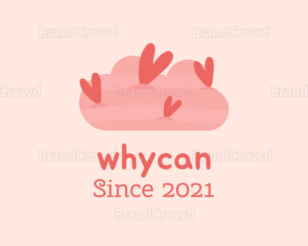 Romantic Heart Cloud Logo