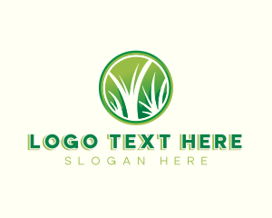 Botany - Botanical Nature Grass logo design