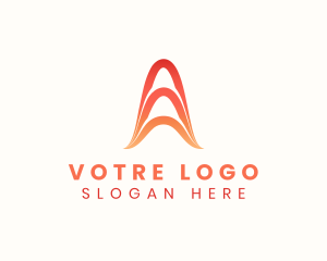 Laboratroy - Wave  Startup Technology logo design