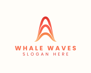 Wave  Startup Technology logo design