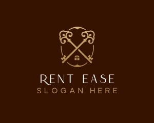 Leasing  Property Key logo design