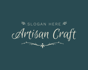 Craft - Elegant Wedding Craft logo design
