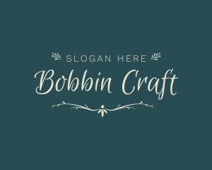 Elegant Wedding Craft logo design