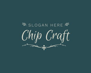 Elegant Wedding Craft logo design