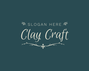 Elegant Wedding Craft logo design