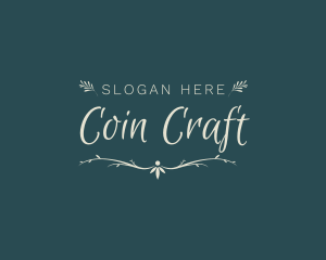 Elegant Wedding Craft logo design