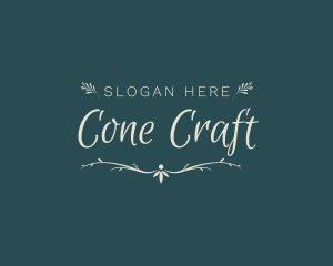 Elegant Wedding Craft logo design