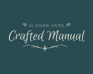 Elegant Wedding Craft logo design