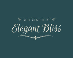 Elegant Wedding Craft logo design