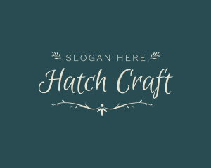 Elegant Wedding Craft logo design