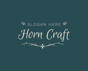 Elegant Wedding Craft logo design