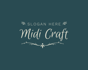 Elegant Wedding Craft logo design