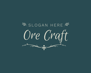 Elegant Wedding Craft logo design