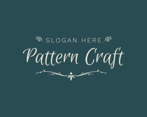 Elegant Wedding Craft logo design