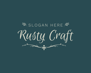 Elegant Wedding Craft logo design