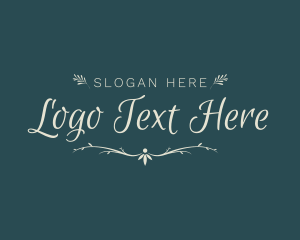 Wedding - Elegant Wedding Craft logo design