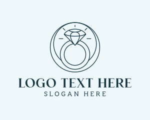 Ring - Diamond Ring Jewelry logo design