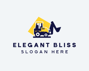 Heavy Equipment - Loader Tractor Construction logo design