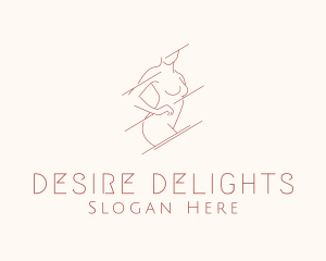 Erotic Naked Body logo design